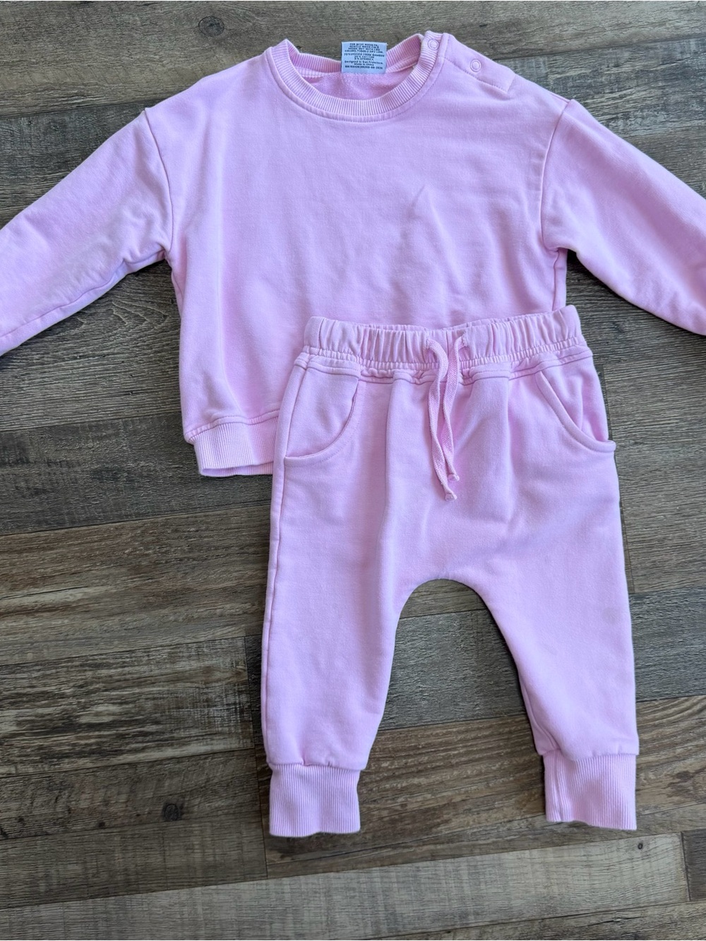 Bums & Roses Pink Jogger Set